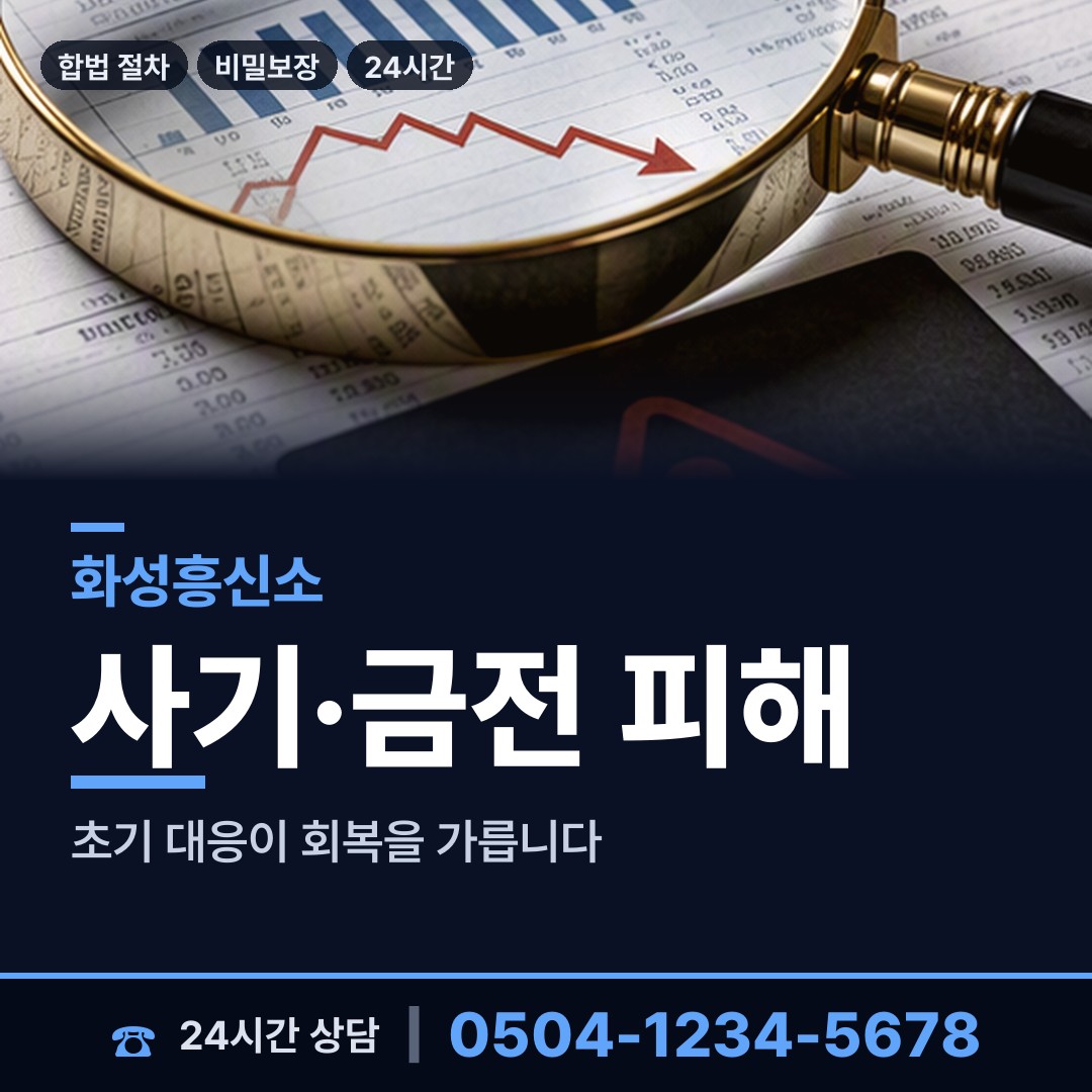 화성 동탄1동 민간조사업 상담 안내